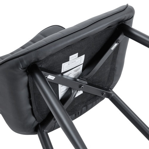 The Black Minimalist Ergonomic Dining Chair Comes In A Pack Of 4, With A Comfortable Design Of Extended And Curved Seat Cushions, Unlocking A Comfortable And Minimalist New Sitting Posture.