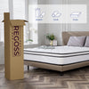 Single Bed Mattress, Hybrid Double Mattress With Bonnell Coil, High Density Foam Mattress, Boxed, Single Bed, Medium Soft, Stress Reliever