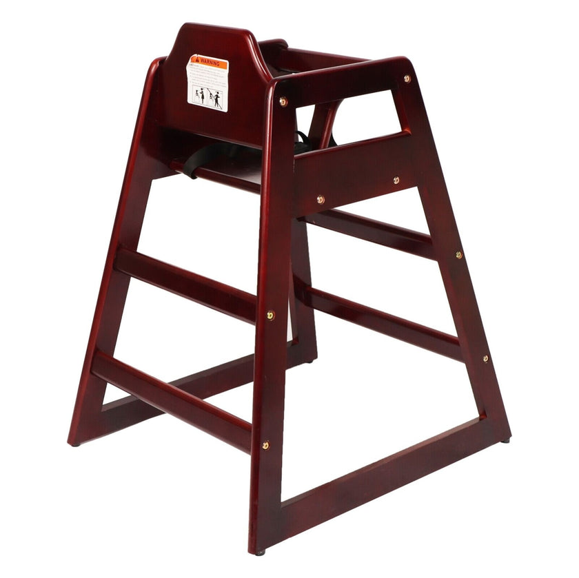 Wooden Double Solid Wood Feeding, Eat & Grow Portable High, Easy To Clean Baby Booster Chair In Maho