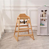 Wooden Double-layer Solid Wood Baby Height Chair