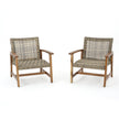 HAMPTON WOOD   WICKER CLUB CHAIR