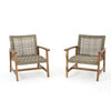 HAMPTON WOOD   WICKER CLUB CHAIR