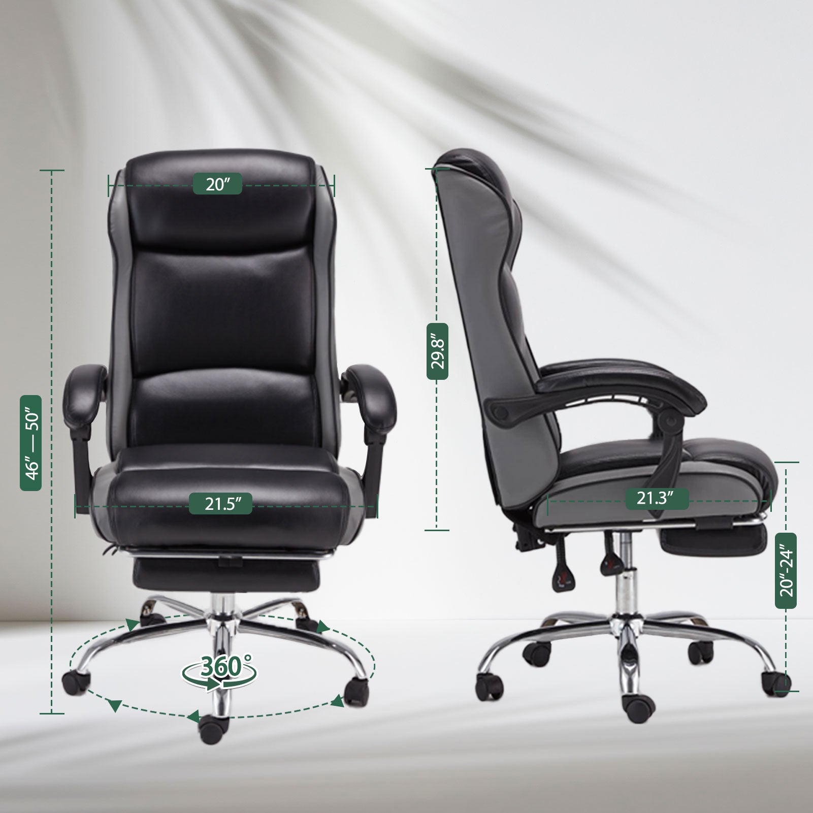 Executive Chair With Headrest Thicker
