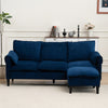 Convertible Combination Sofa Sofa L-Shaped Sofa With Footstools With Storage, Beige Sofa For Living Room  Living Room Bedroom Office Small Space 3-Seater Combination Sofa Beige