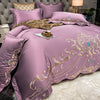 Ice Silk Quilt Sets Bed Sheets Bedding Four-piece Set