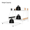 Metal Twin Over Full Bunk Bed With Trundle, Heavy-Duty, Noise Reduced, Guardrail
