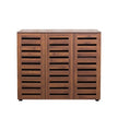Shoe Cabinet, 5-Tier Shoe Storage Cabinet With Adjustable Shelves, Wooden Shoe Rack Organizer With Louvered Doors For Entryway, Hallway, Bedroom, Closet, Living Room