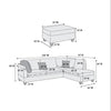 3-PC SECTIONAL In Gray