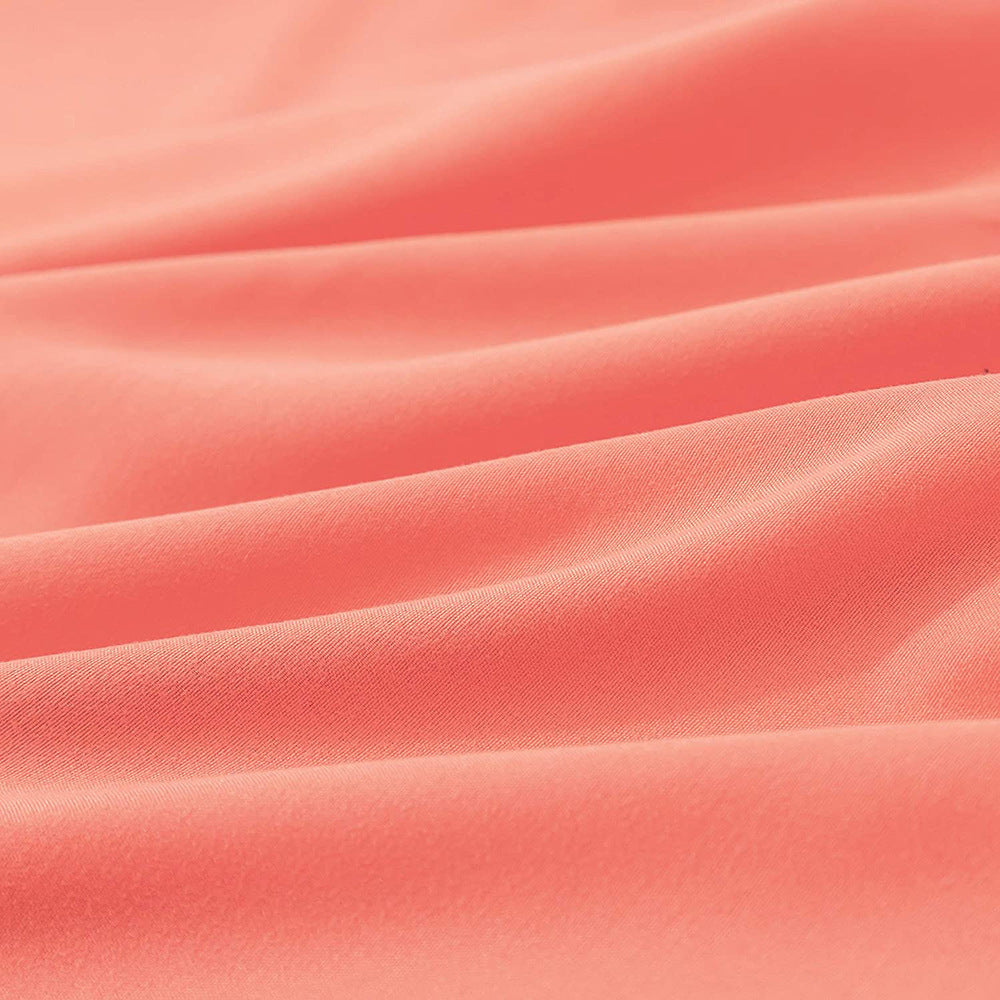 Brushed Thickened Solid Color Envelope Pillowcase