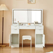 Dressing Table Set With LED Mirror And 3 Lighting Modes