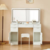 Dressing Table Set With LED Mirror And 3 Lighting Modes