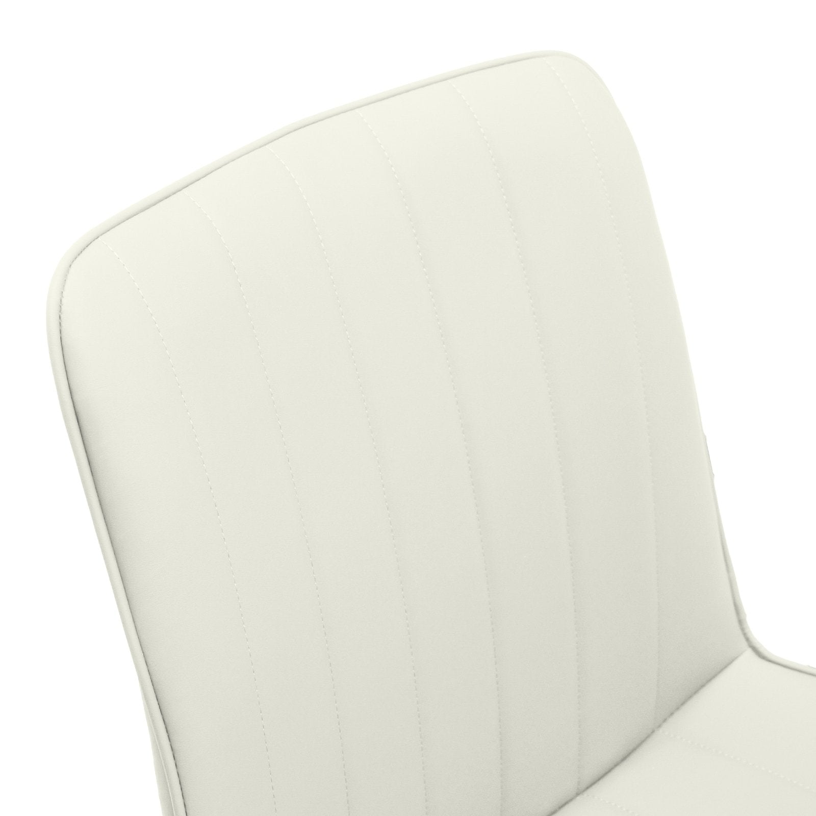 Leather Dining Chair With Metal Legs