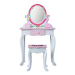 Wooden Makeup Dresser Furniture Girls Mirrored Dressing Table For Kids