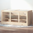 Hamster Cage 3 Tiers Wooden Big Habitat Mice Rat Exercise Play House Pen Opening Roof Ramps