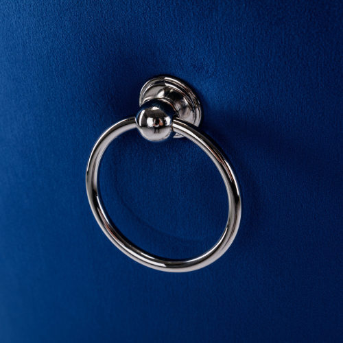 High-end Tufted Solid Wood Contemporary Velvet Upholstered Dining Chair With Chrome Stainless Steel Plating Legs,Nailhead Trim,Set Of 2