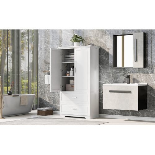 High Bathroom Storage Cabinet