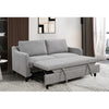 69 Inch 3-in-1 Convertible Queen Sofa Bed, Modern Fabric Love Seat Futon Sofa Sofa With Pull Out Bed, Small Love Seat Lounge Sofa With Reclining Back, Living Room Furniture,