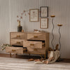 6 Drawers Dresser, Modern Dressers & Chests Of Drawers, TV Stand,Light Wood Dresser For Bedroom,Living Room,Hallway