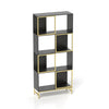 4-Tier Storage Shelves, Bookcase Display Storage Shelf Corner Shelf For Small Space, Living Room