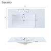 36'' Bathroom Vanity With Undermount Sink, Free Standing Vanity Set With 2 Drawers& Soft Closing Doors, Bathroom Storage Cabinet With Solid Wood Feet, Green