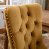 Modern High-end Plush Solid Wood Contemporary Velvet Cushioned Dining Chair