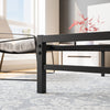 Queen Size Platform Bed Frame With Wooden Headboard, Under Bed Storage, Non-Slip, Noise Free, Easy Assembly, Black
