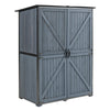 The Storage Shed Is Made Of A Sturdy Metal Frame And Durable Fir Wood, Which Is Sturdy And Durable. The Entire Frame Is Weather-resistant, Making It An Ideal Choice For Your Outdoor Living Space. The