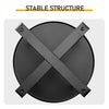 46x46x41.5cm  Round Table  Black  Cross Leg  Courtyard Iron Edge Table