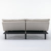 Cream Convertible Folding Modern Sofa Bed