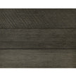 Contemporary Three-Tone Gray Finish Nightstand Perched Atop Metal Legs Acacia Veneer Modern Bedroom Furniture