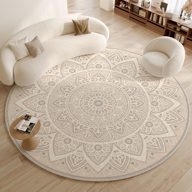 Light Luxury Round Carpet Living Room Sofa Advanced Bedroom