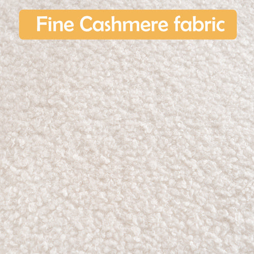 Swivel Chair With Ottoman, Modern Luxury Velvet Swivel Accent Chair, Comfy Round Armchair, Single Sofa Armchair With Lounge Seat For Bedroom Office Reading Spaces,Set Of 1,Off White