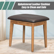 43.3 Inches, Classic Wooden Makeup Vanity Set
