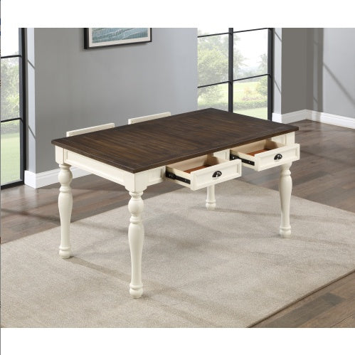 Joanna - 4-Drawer Dining Table - White
