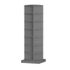 New 360 Gray Rotating Shoe Cabinet With 7 Layers Can Accommodate Up To 28 Paris Shoes