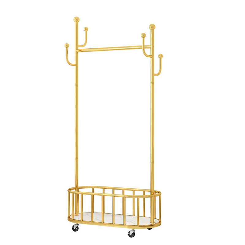 Coat And Cap Floor Bedroom And Household Mobile Clothes Hanger