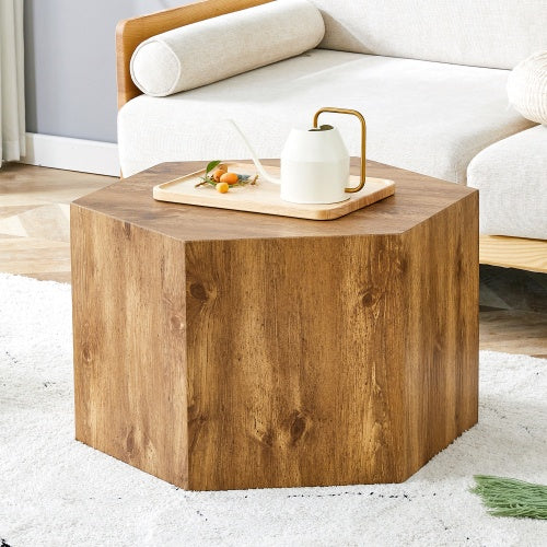 Modern MDF Coffee Table, With Complex Texture Patterns, Style And Texture Coffee Table To Redefine Your Interior Decoration And Enhance Your Living Space, Stylish And Durable Design