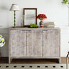 Farmhouse Style 3-door Wooden Cabinet