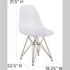 2 Transparent Dining Chairs