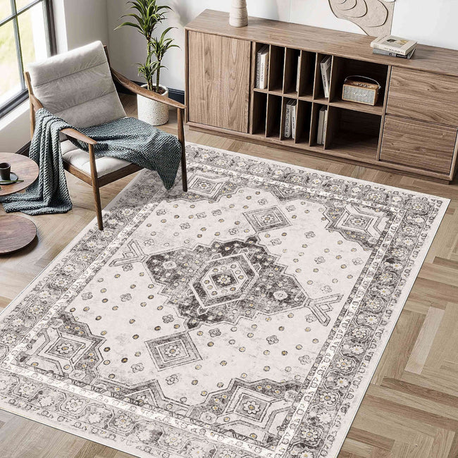 Bohemian Style Foldable Washed Cashmere Living Room Carpet