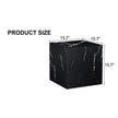 15.7x15.7x15.7 Inch Black Marble Texture MDF Coffee Table - Luxurious Design, Perfect Living Room Accent.Cube Fashion Texture Design Coffee Table, Suitable For Various Situations And Scenes