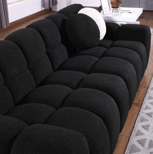 87.4 Length ,35.83 Deepth ,human Body Structure For USA People, Marshmallow Sofa,boucle Sofa ,3 Seater