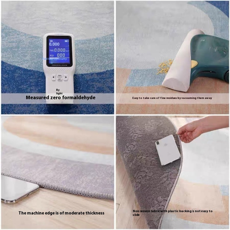 Cartoon Cute Color Devil Crystal Velvet Floor Carpet