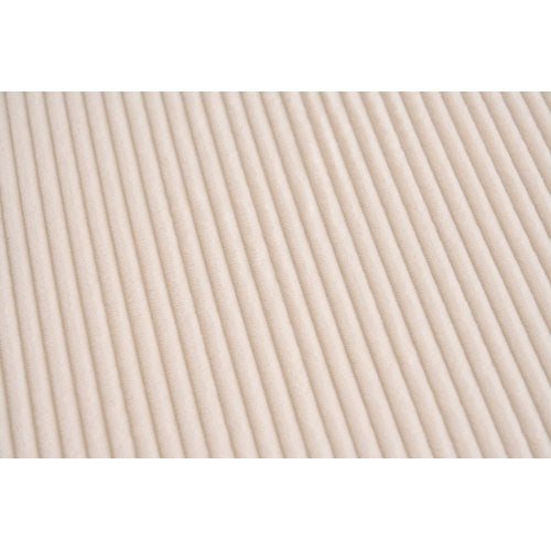 LY-023 WHITE COMPRESSION SOFA Combining Chaise Longue With 3-seater, Corduroy Fabric, Full Sponge Compression Sofa,combined Sofa With 4 Pillows For Living