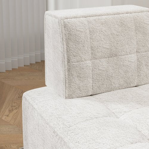 Bean Bag Chair,Accent Chair,Modular Sherpa Sofa Chair,Floor Sofa For Adults,Fireside Chair,Reading Chair For Living Room,Bedroom,Office,Beige