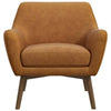 Panom Tan Leather Lounge Chair