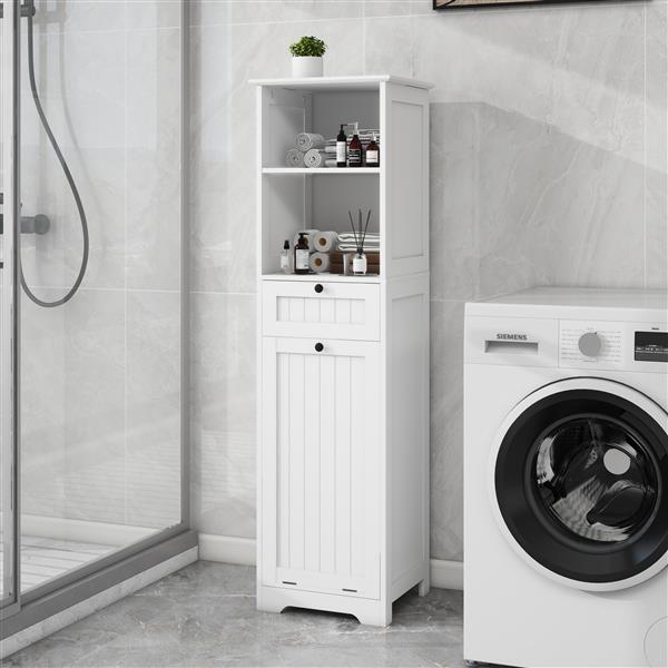 Single Compartment Single Drawer Inclined Laundry Classification Cabinet,