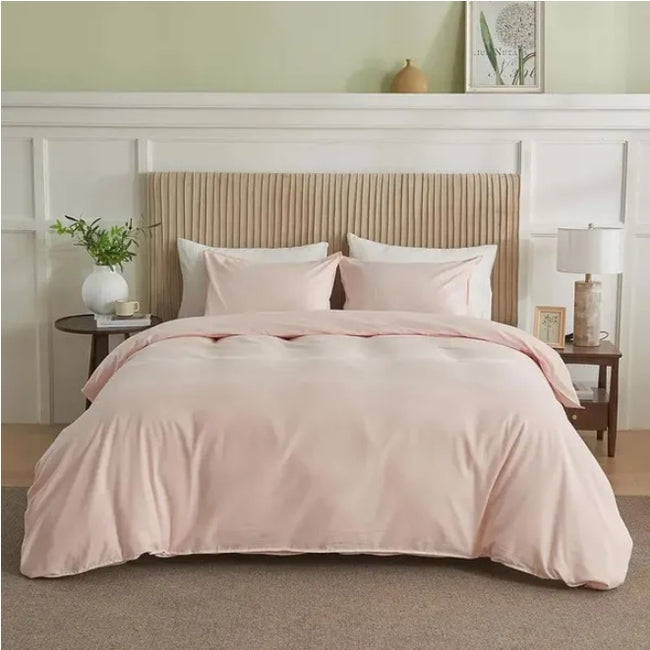 Serta Simply Clean Pleated Duvet Cover Queen