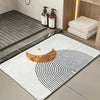 Modern Minimalist Cashmere Non-slip Floor Mat Bathroom Thickened Fleece Mat