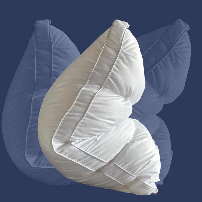 Brushed Twist Pillow, Down Pillow, Down Fiber Two-in-one Pillow,  Double-layer Design, Breathable, OKO-100 Certified